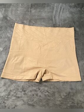 Curvy Necessities Shapewear Shorts in Beige